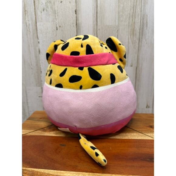 Squishmallows Wellness Squad Lexie the Cheetah Plush Toy Medium 8" - Picture 3 of 5